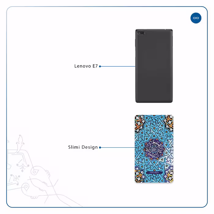 برچسب پوششی ماهوت مدل Iran-Tile7 مناسب برای تبلت لنوو E7