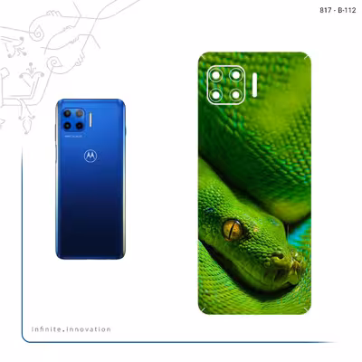 برچسب پوششی ماهوت مدل Snake مناسب برای گوشی موبایل موتورولا Moto G 5G Plus