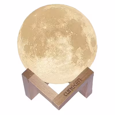 آباژور رومیزی مدل کره ماه M2