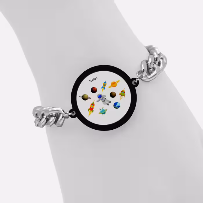 دستبند ناکسیگو مدل فضانوردی کد BZ7476