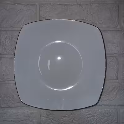 بشقاب خورش خوری لورین مدل گود 21 خط سناتور بسته 6 عددی