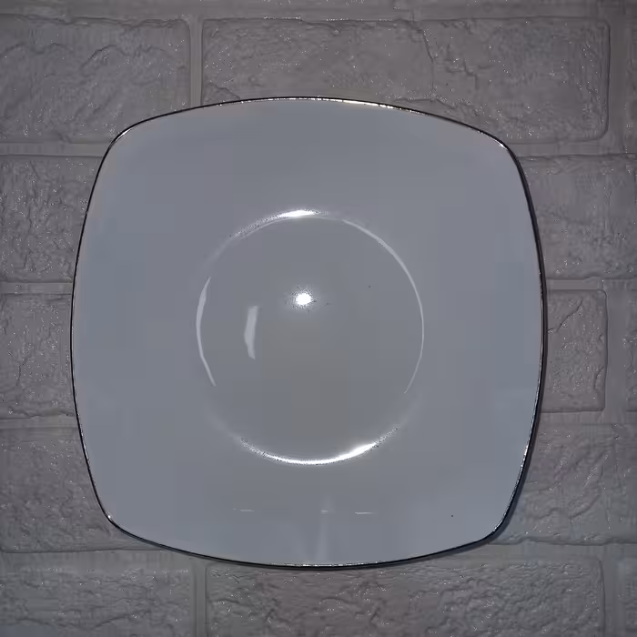 بشقاب خورش خوری لورین مدل گود 21 خط سناتور بسته 6 عددی