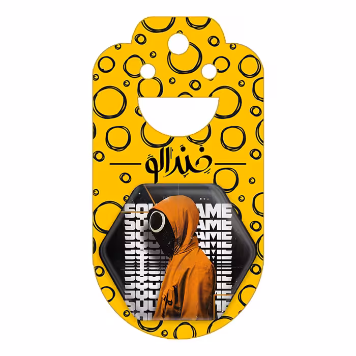 پیکسل خندالو طرح بازی مرکب Squid Game مدل شش ضلعی کد 10840