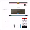 برچسب پوششی ماهوت مدل Glossy-Brown-Fiber مناسب برای تبلت سونی Xperia Tablet Z LTE 2013