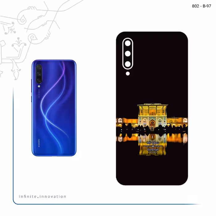 برچسب پوششی ماهوت مدل Ali Qapu مناسب برای گوشی موبایل شیائومی Mi A3