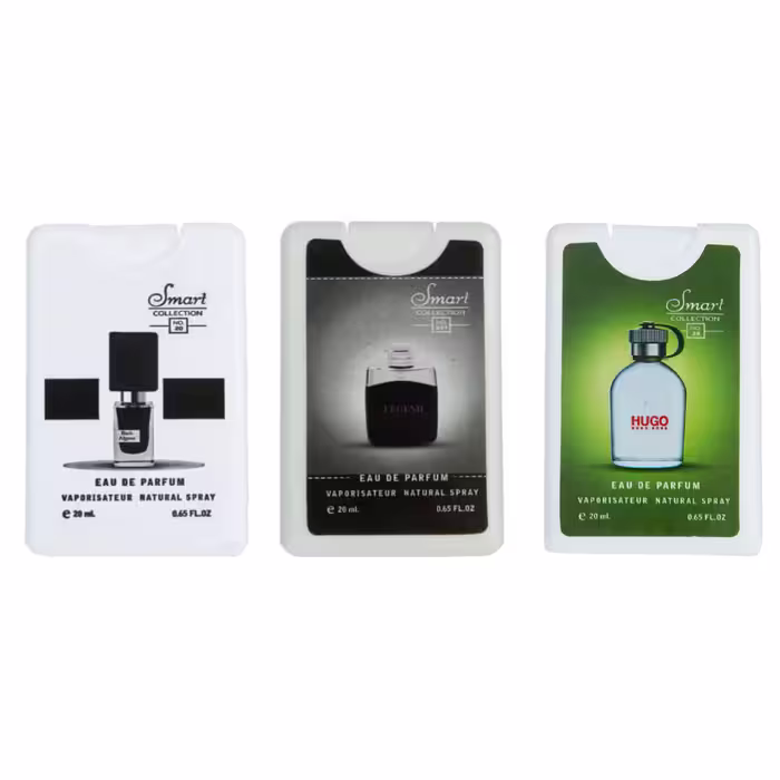 عطر جیبی اسمارت کالکشن مدل بلک افغان لجند هوگو حجم 20 میلی لیتر بسته 3 عددی