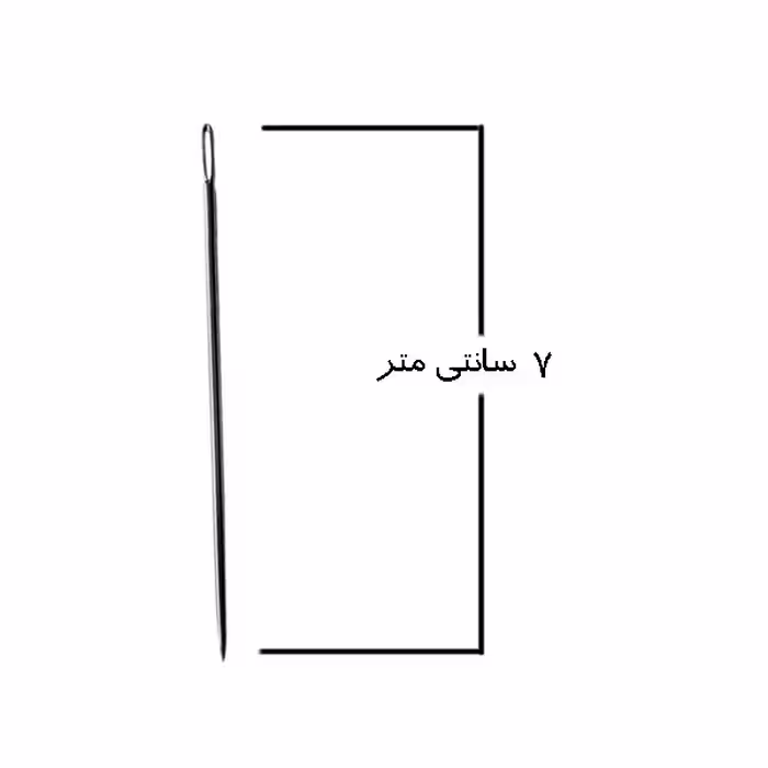 مجموعه سه عددی سوزن چرم دوزی مدل 7 سانتی