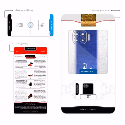 برچسب پوششی ماهوت مدل Tottenham-Hotspur-FC مناسب برای گوشی موبایل اپو A93