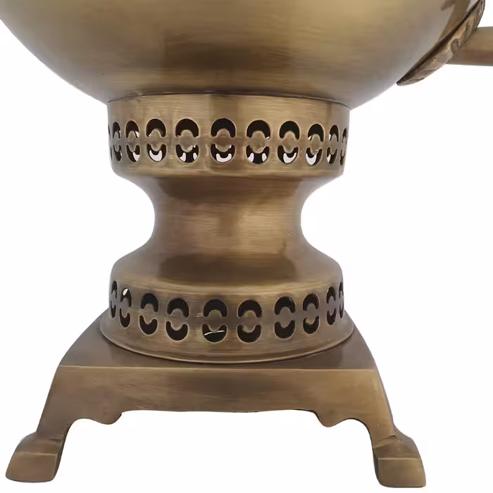 سماور زغالی عبدی مدل کلاسیک گنجایش 5 لیتر