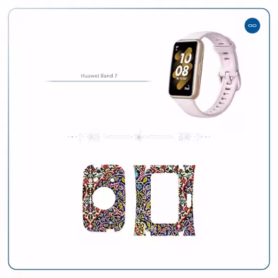 برچسب ماهوت طرح Iran_Tile6 مناسب برای ساعت هوشمند هوآوی Band 7