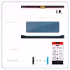 برچسب پوششی ماهوت مدل Blue-Crocodile-Leather مناسب برای تبلت سونی Xperia Z2 Tablet LTE 2014