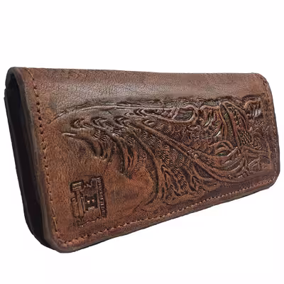 کیف پول مردانه مدل کتی طرح گلبوته کد 72