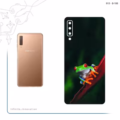 برچسب پوششی ماهوت مدل Frog مناسب برای گوشی موبایل سامسونگ Galaxy A7 2018