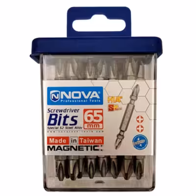 سری پیچ‌گوشتی دوسر چهارسو نوا مدل 1107 مجموعه ده عددی