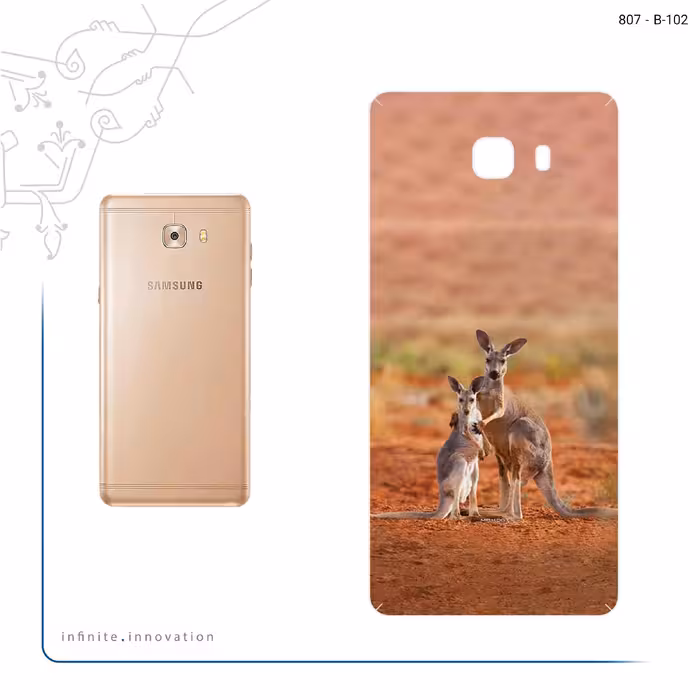 برچسب پوششی ماهوت مدل Kangaroo مناسب برای گوشی موبایل سامسونگ Galaxy C9 Pro