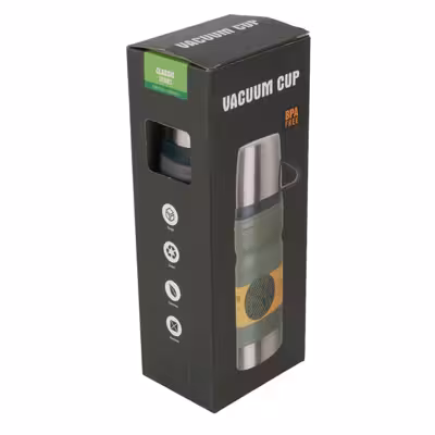 فلاسک مدل درب لیوان گنجایش 0.680 لیتر