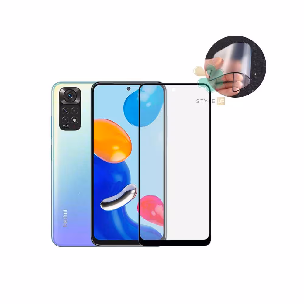 محافظ صفحه دور تراش گوشی شیائومی Redmi Note 11 5G مدل Ceramic Matte
