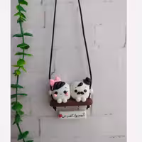 آویزماشین قند دوتایی روی تاب | amazonchi