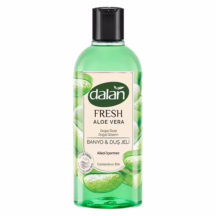 شامپو بدن دالان Dalan مدل Fresh حاوی عصاره آلوئه ورا حجم 500 میل