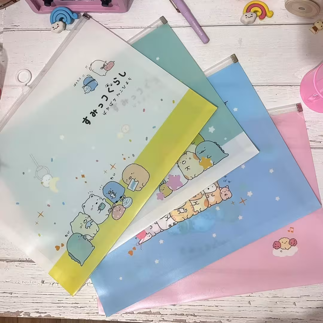 پوشه فانتزی آ4 زیپی طرح کیوت