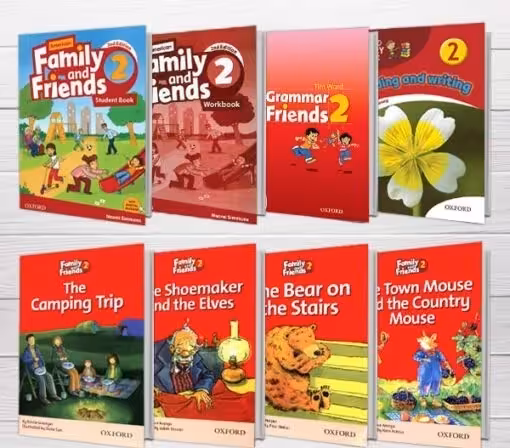 پکیج کامل فمیلی اند فرندز 2 | کتاب انگلیسی Family and Friends 2