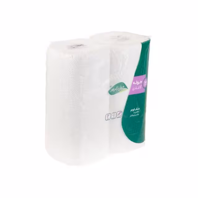 دستمال حوله ای فول تایم مدل حوله ای 3 لایه بسته 2 عددی