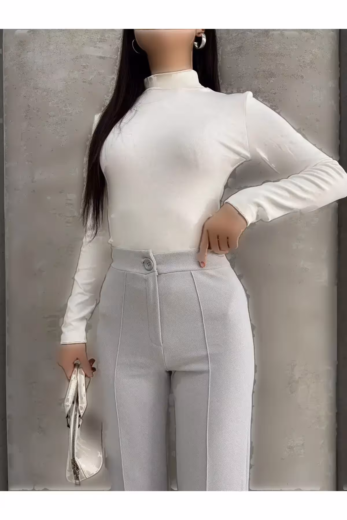 شلوار دکمهدار - 3759