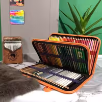 کیف مدادرنگی 120عددی دوزیپ سری V لوتو