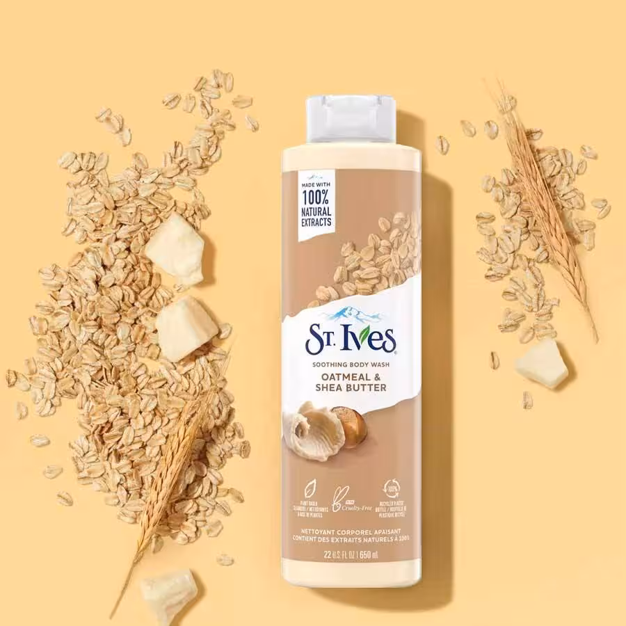 شامپو بدن جو دوسر و شی باتر ST.IVES | مرطوب‌کننده و پاکسازی