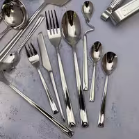 سرویس قاشق و چنگال 6و12و24و30و60 نفره برند ام جی طرح مونت کارلو( وارداتی )
