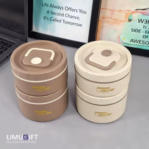 0206 لانچ باکس کیف دار 2 عددی Lunch