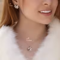 💍نیم ست جواهری  برگ پاییز(N_4053)