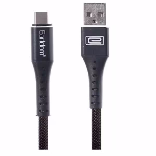 کابل تبدیل USB به Type-C ارلدام مدل EC-058 C طول 1 متر