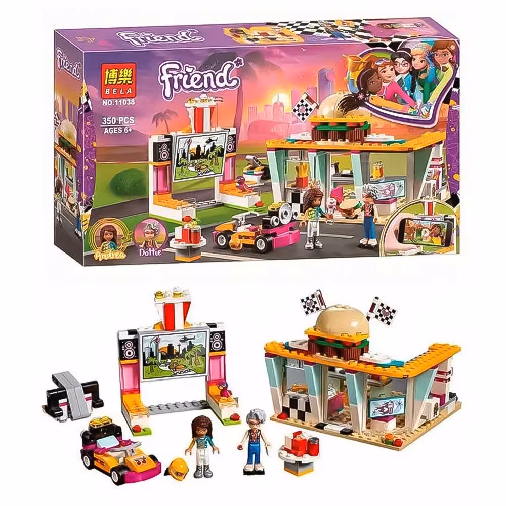 ساختنی لگو فست فود Friends کد 11038