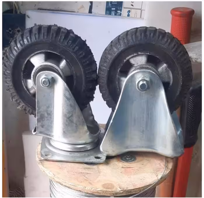 چرخ 160 فشار قوی گردان ،ثابت(4 عددی)  (رفع تمامی نیاز فروشگاه شما با قیمت کف بازار و ارسال فوووری)