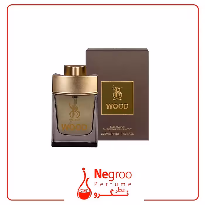 عطر جیبی مردانه برندینی مدل Wood حجم 25 میلی لیتر