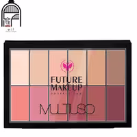 پالت کرمی کانتور و رژگونه 12 رنگ از برند فیوچر میکاپ (Future Makeup)، مدل FU-803