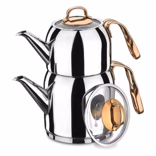 کتری و قوری مدل A192 کرکماز / KORKMAZ ROSANNA A192 KETTLE AND TEAPOT