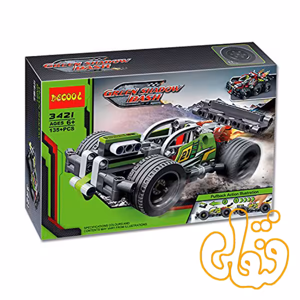 ساختنی لگو ماشین عقب کش 3421