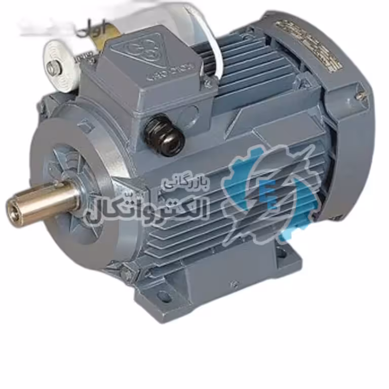 الکتروموتور صنعتی 1اسب 0/75kw تکفاز رله ای 3000دور
