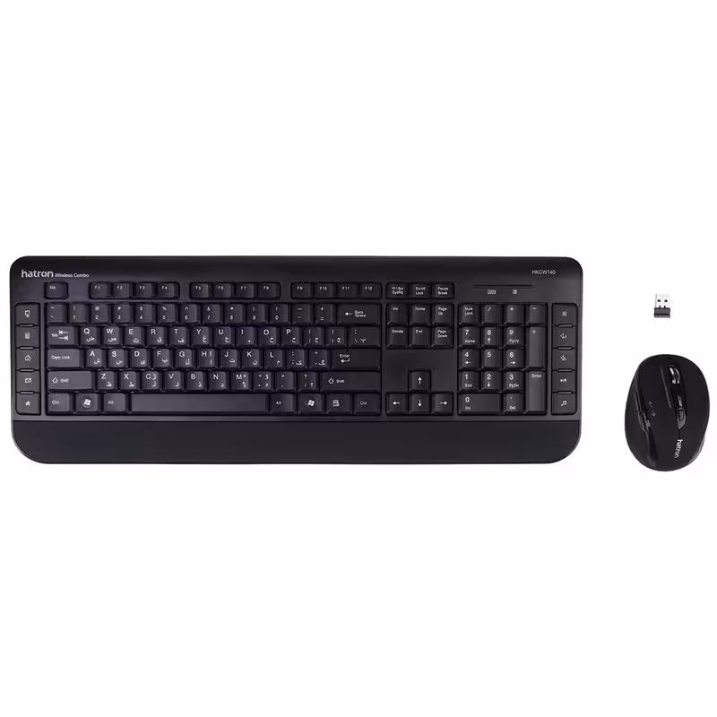 کیبورد و ماوس هترون مدل KBM HKCW 140