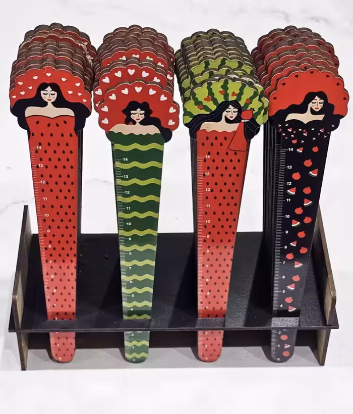 خط کش چوبی یلدایی