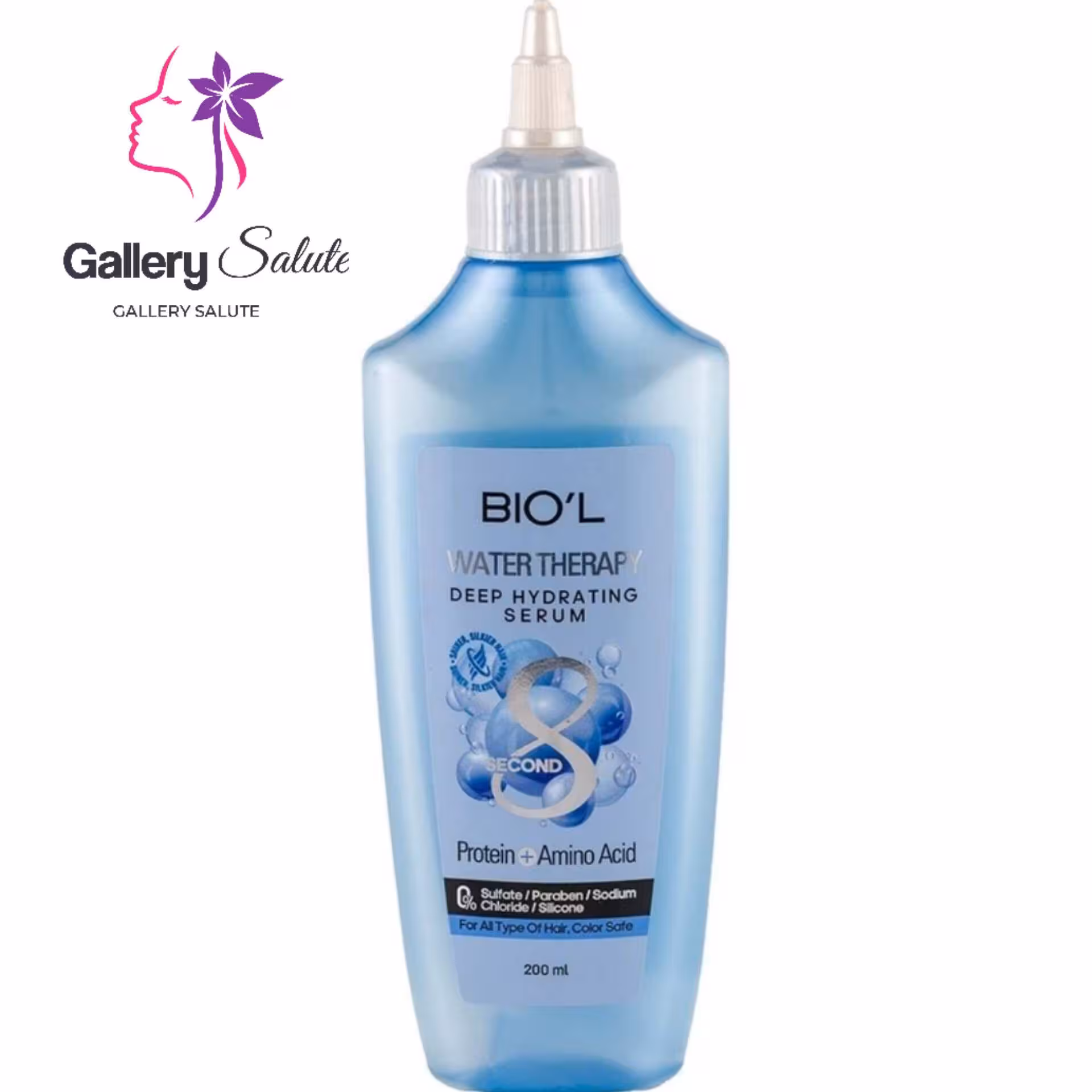 سرم مو بیول مدل Water Therapy با خاصیت نرم کنندگی سریع مناسب مو خشک حجم 200 میلی لیتر Biol Water Therapy Hair Serum, Quick Softening, Suitable for Dry Hair, 200ml