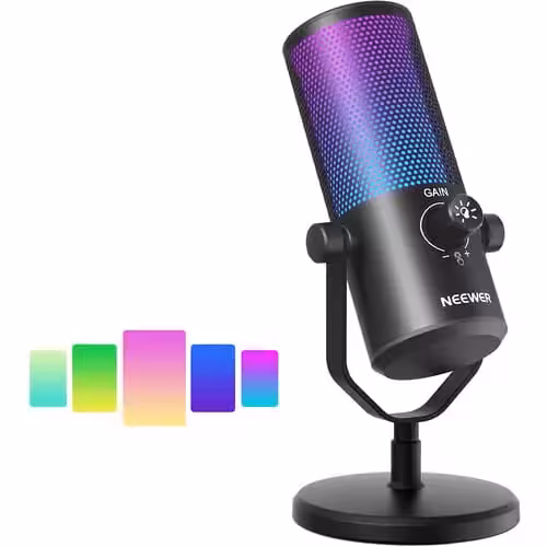 میکروفن گیمینگ USB RGB نورانی Neewer CM24