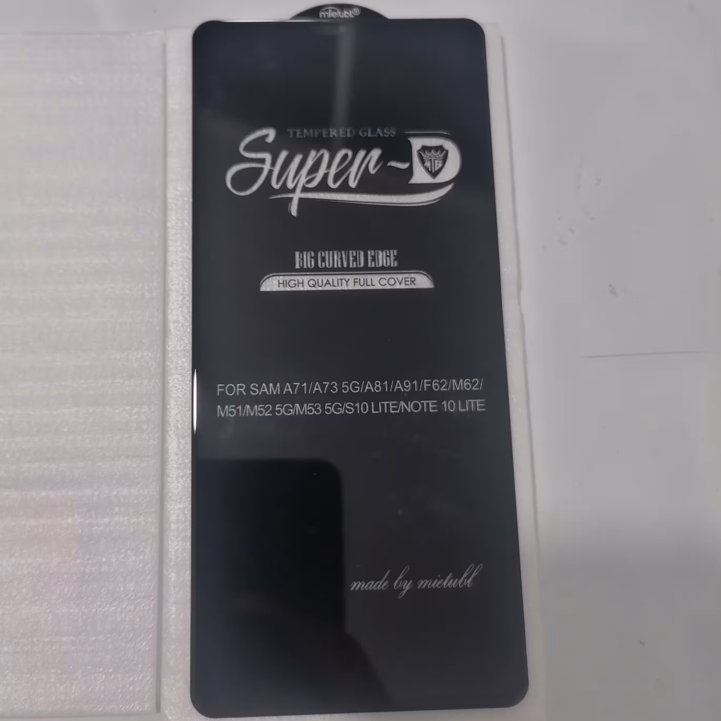 گلس شیشه ای سوپردی برند اصلی میتوبل گوشی سامسونگ A71 و A73 5G و A81 و A91 و M51 و M52 5G