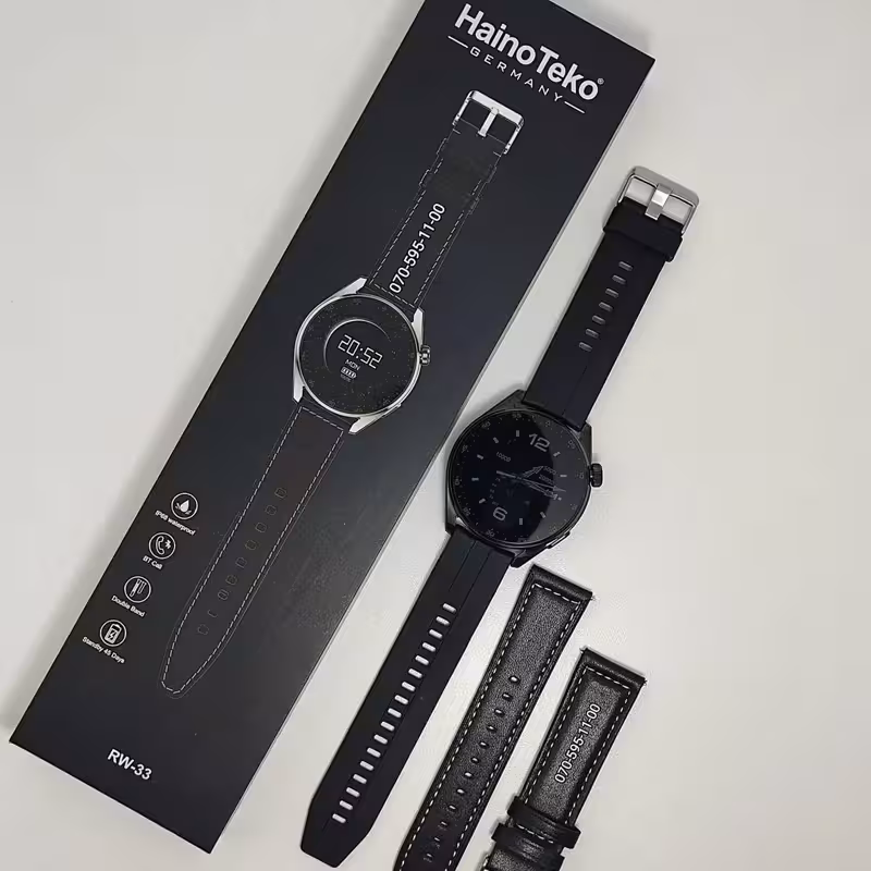 ساعت هوشمند صفحه گرد hainoteko RW33