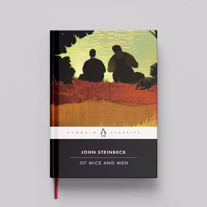 کتاب Of Mice and Men جلد سخت (HARDCOVER)