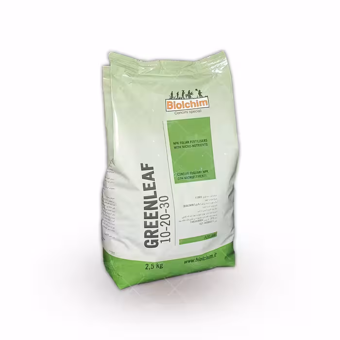 کود گرین لیف 10.20.30 بیولکم ایتالیا 2.5 کیلویی