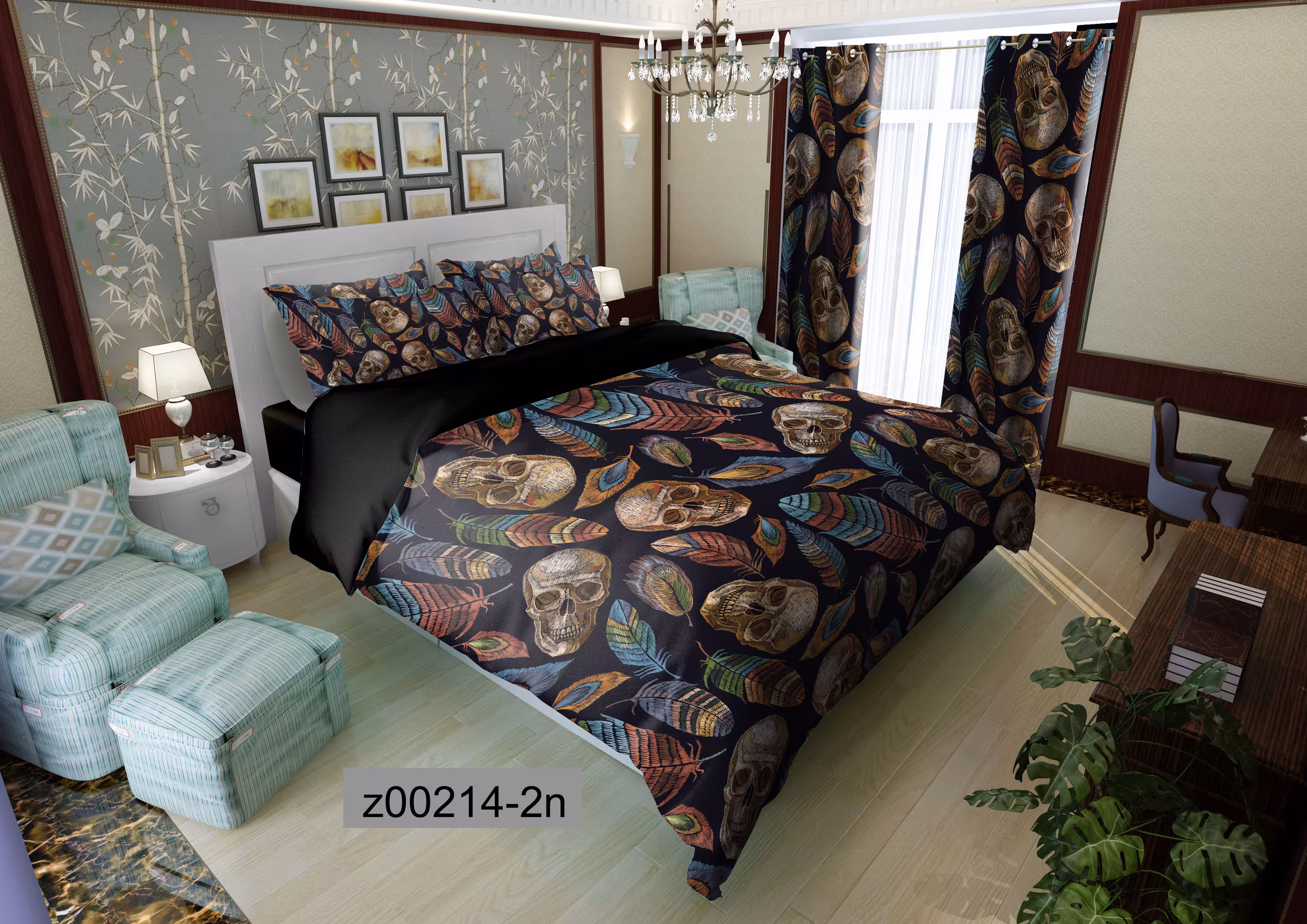 لحاف روتختی تنسل سه بعدی (3D) کالای خواب متین کد 214