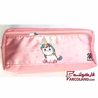 جامدادی پارچه ای طرح فانتزی زیپ دار مدل دخترانه